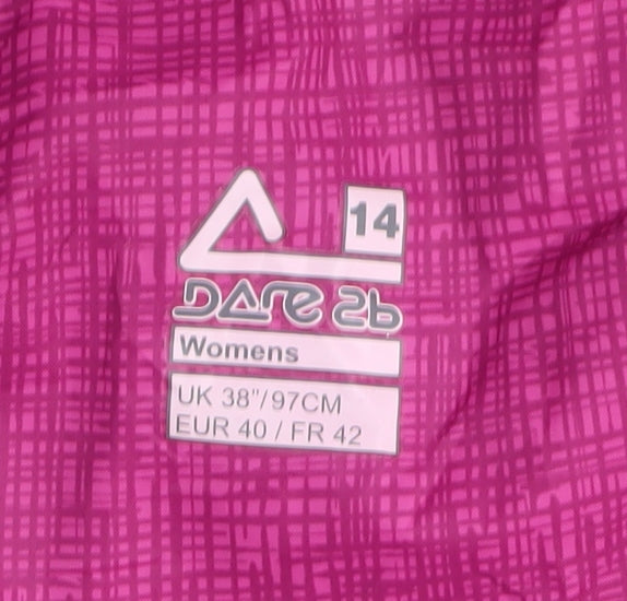 Dare 2b Women's Pink Windbreaker Jacket Size 14