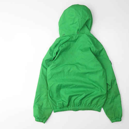 Quechua Boys Green Hooded Windbreaker Jacket 12 Years