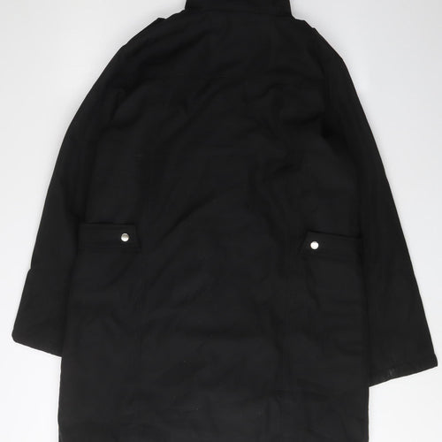 Rachel Mills Women's Black Parka Coat Size 12