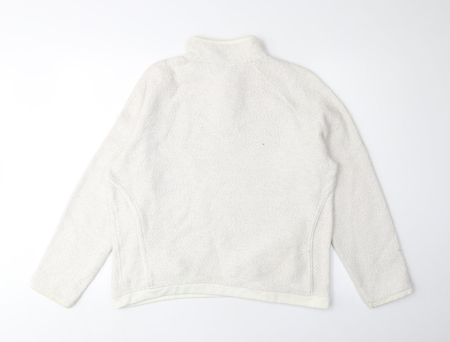 WenaTich Women's Ivory Knit Pullover Sweatshirt L