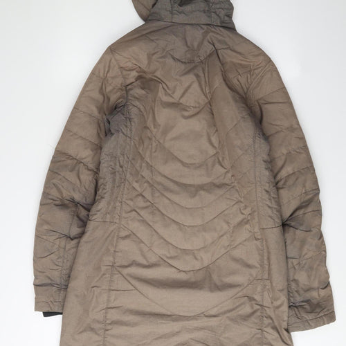 Jack Wolfskin Women's Brown Parka Jacket Size 10