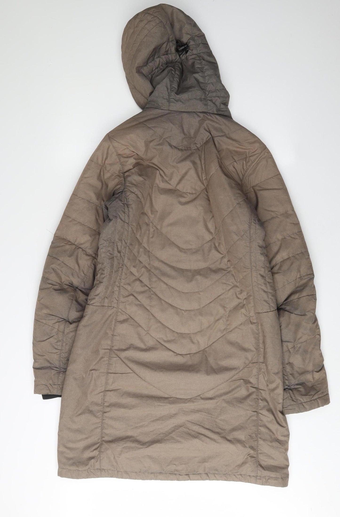 Jack Wolfskin Women's Brown Parka Jacket Size 10