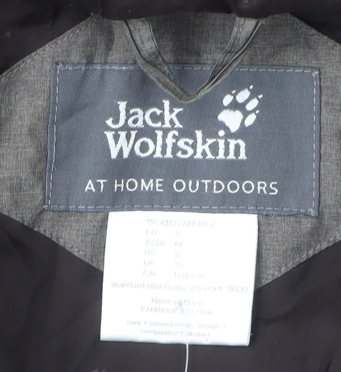 Jack Wolfskin Women's Brown Parka Jacket Size 10