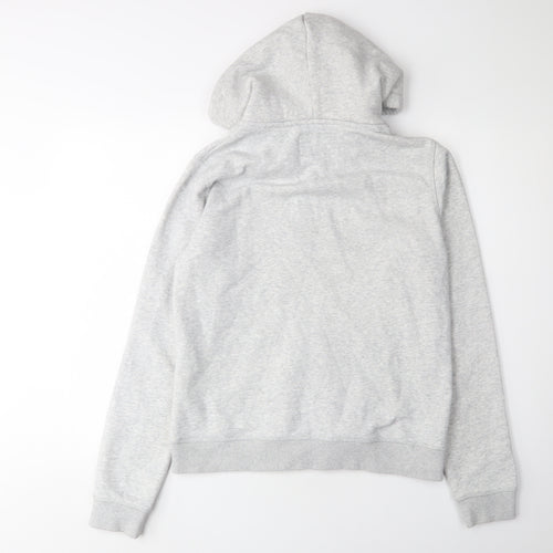 Jack Wills Women's Grey Full Zip Hoodie Size 12