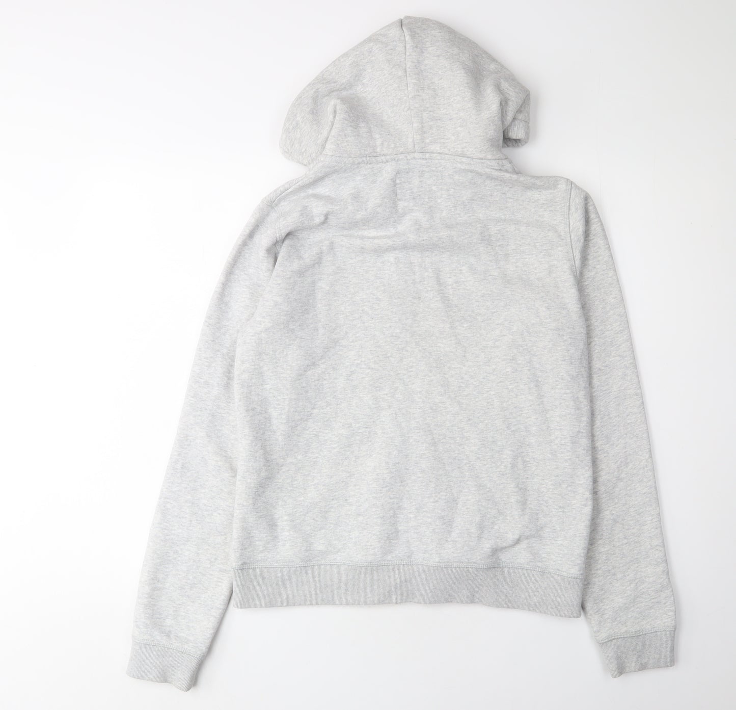 Jack Wills Women's Grey Full Zip Hoodie Size 12