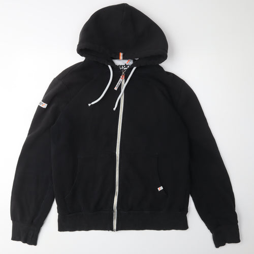 Superdry Men's Black XL Full Zip Hoodie