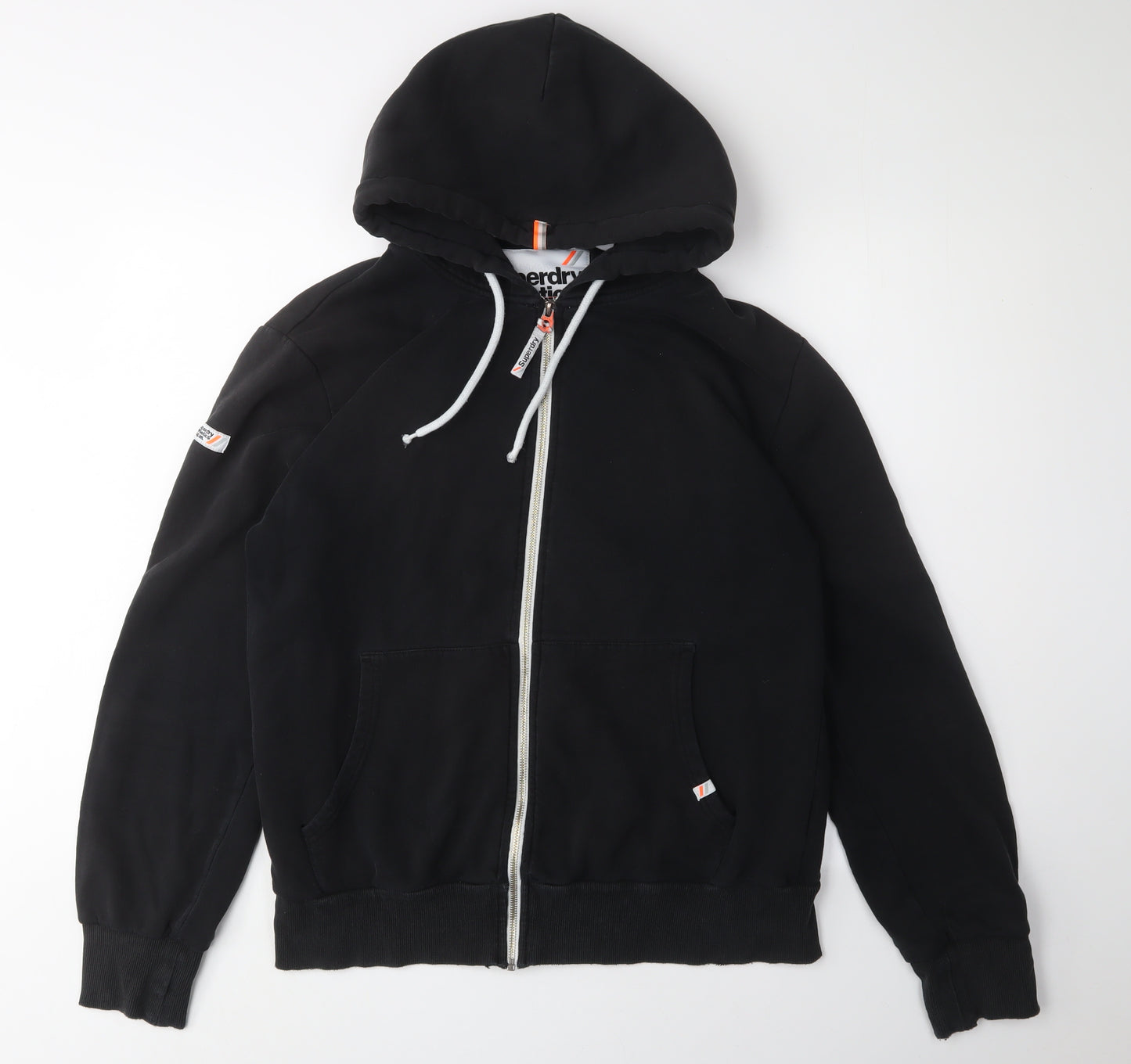 Superdry Men's Black XL Full Zip Hoodie