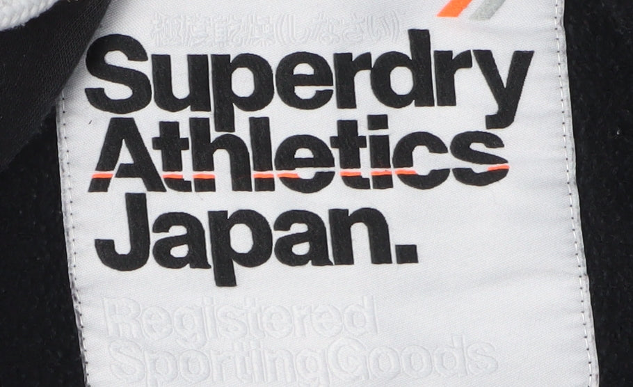 Superdry Men's Black XL Full Zip Hoodie