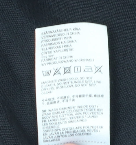 Superdry Men's Black XL Full Zip Hoodie