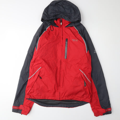 Regatta Men's Red Hooded Rain Jacket 30 Lightweight Outdoor