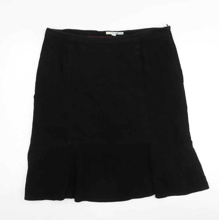 Yessica Women's Black Knee-Length Pencil Skirt, Size EUR 42