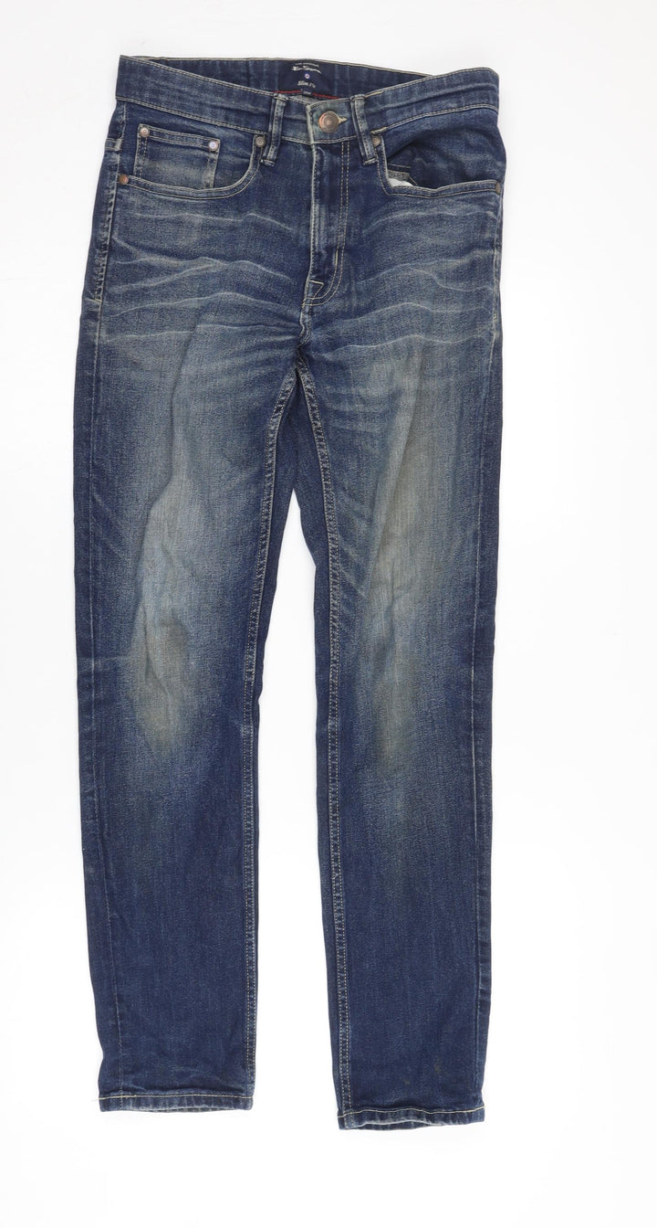 Ben Sherman Men's Blue Slim Fit Jeans 30 Waist