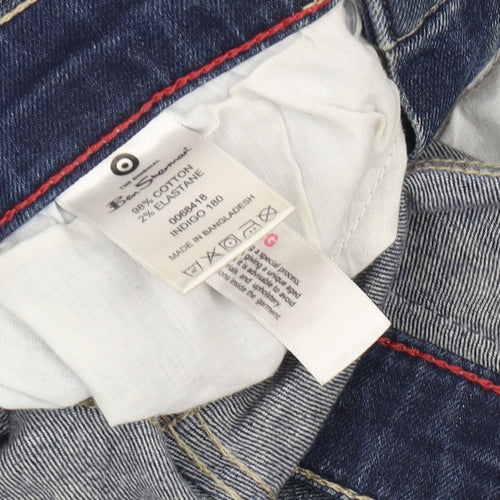 Ben Sherman Men's Blue Slim Fit Jeans 30 Waist