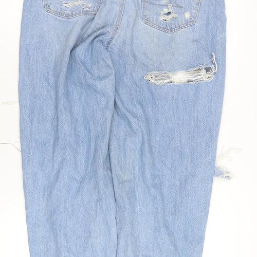 American Eagle Unisex Blue Distressed Jeans Size 10