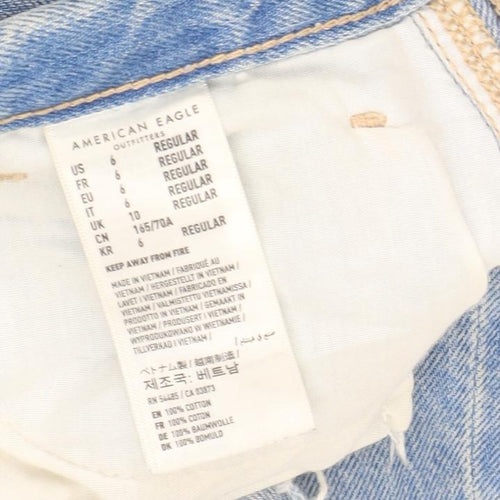 American Eagle Unisex Blue Distressed Jeans Size 10