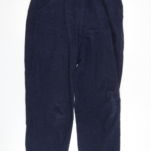Seasalt Cornwall Blue Corduroy Trousers Size 10 Unisex