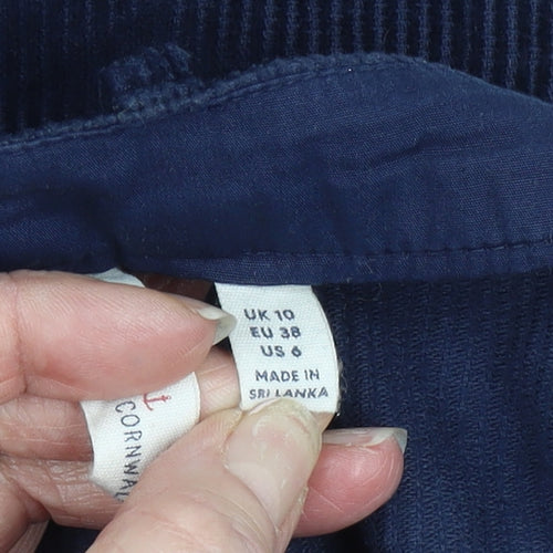 Seasalt Cornwall Blue Corduroy Trousers Size 10 Unisex