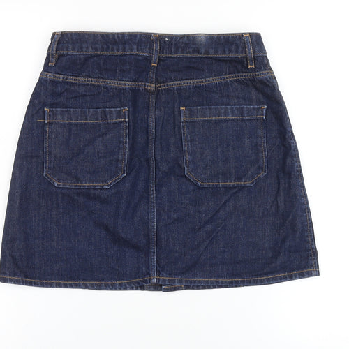 Jack Wills Women’s Blue Denim Skirt Size 10 Casual