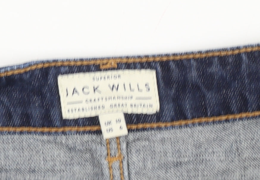 Jack Wills Women’s Blue Denim Skirt Size 10 Casual