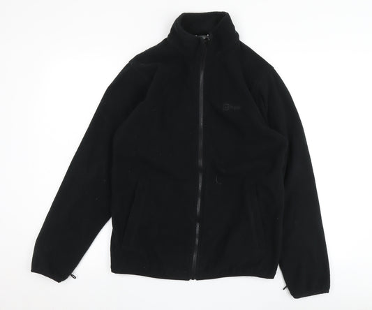 Hi Gear Women’s Black Fleece Jacket, Size 14, Outdoor Casual