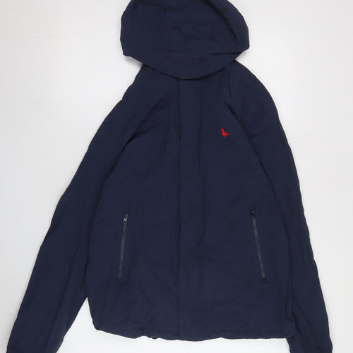 Jack Wills Unisex Blue Windbreaker Jacket M