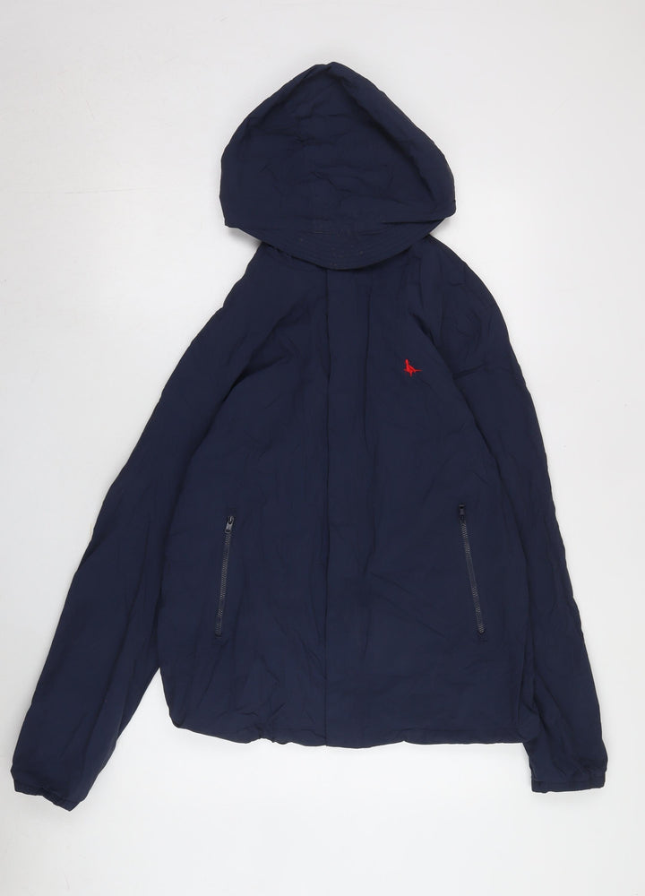 Jack Wills Unisex Blue Windbreaker Jacket M