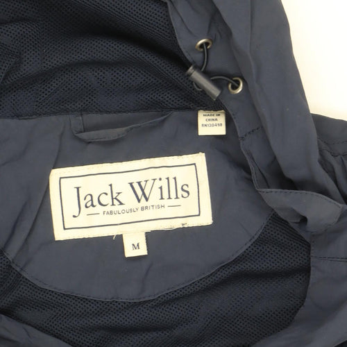 Jack Wills Unisex Blue Windbreaker Jacket M