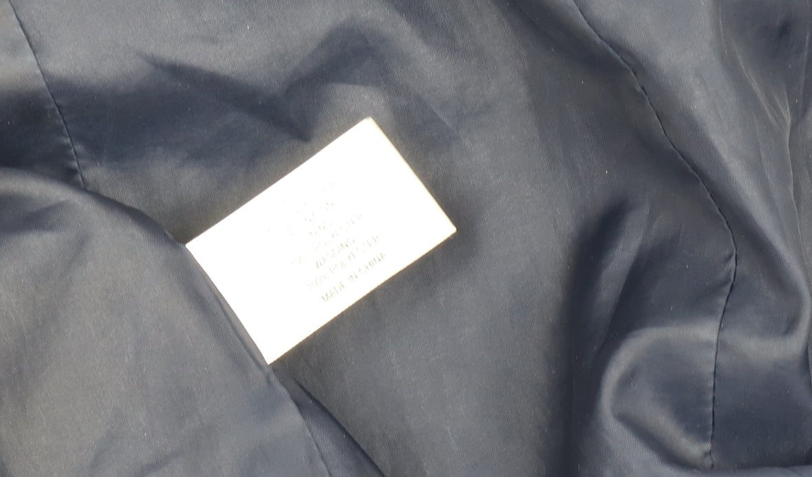 CC Women's Blue Parka Jacket - Size 10