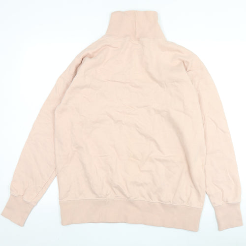 Champion Women's Beige High Neck Pullover Sweatshirt Size S