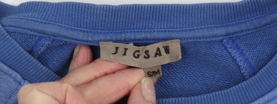 Jigsaw Women's Blue Pullover Sweatshirt M