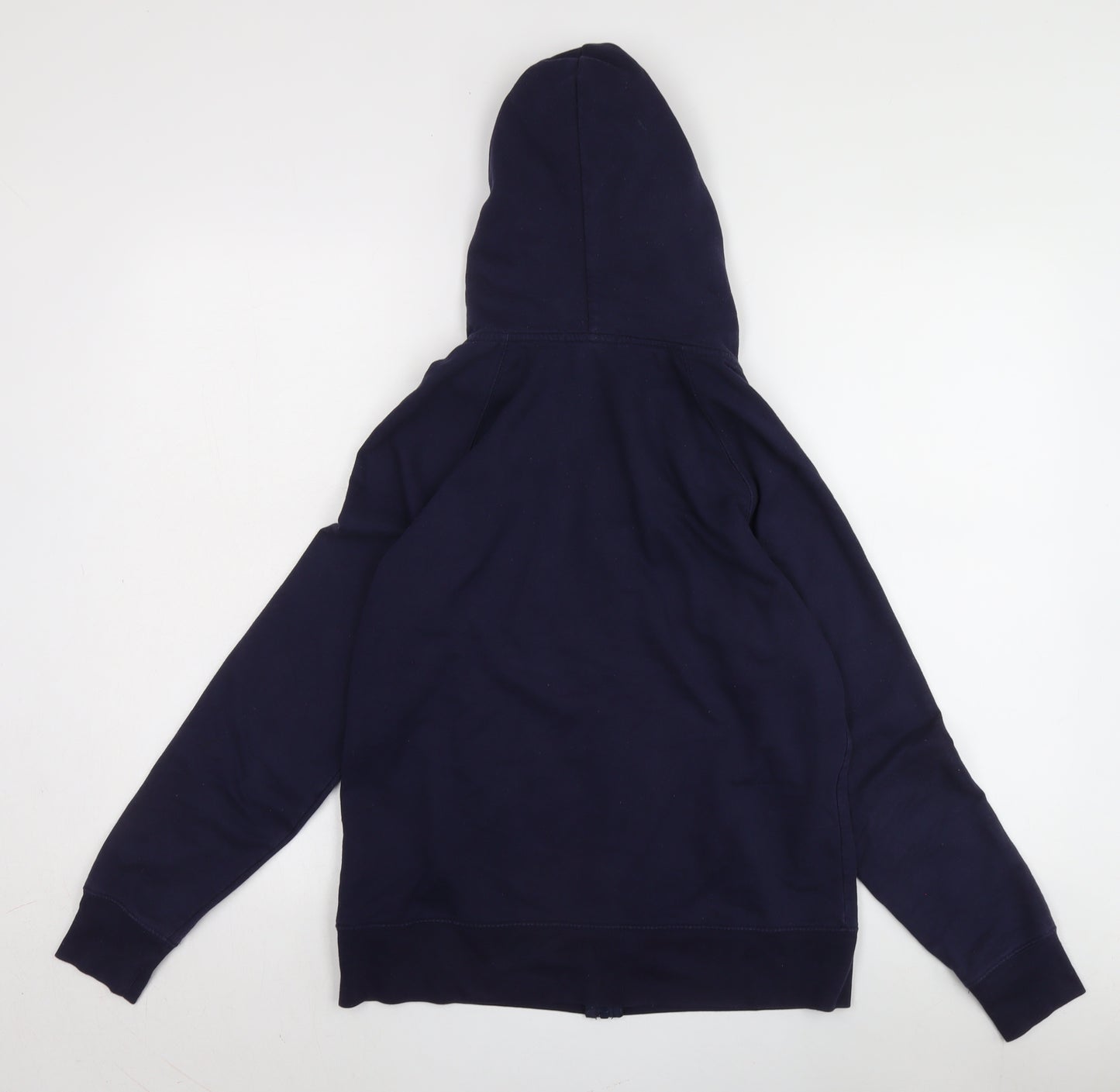 Gap Unisex Blue Full Zip Hoodie M with Logo