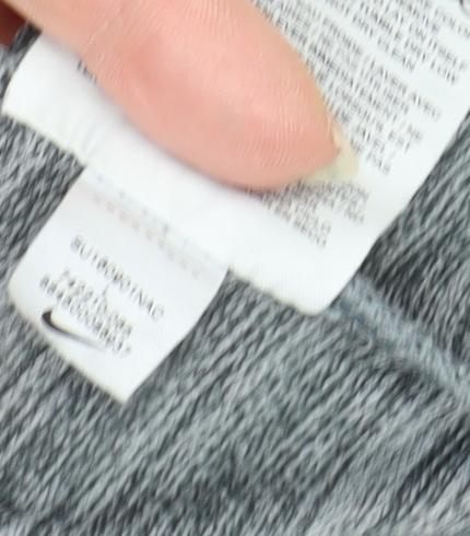 Nike Men's Grey Hooded Jacket M Full Zip