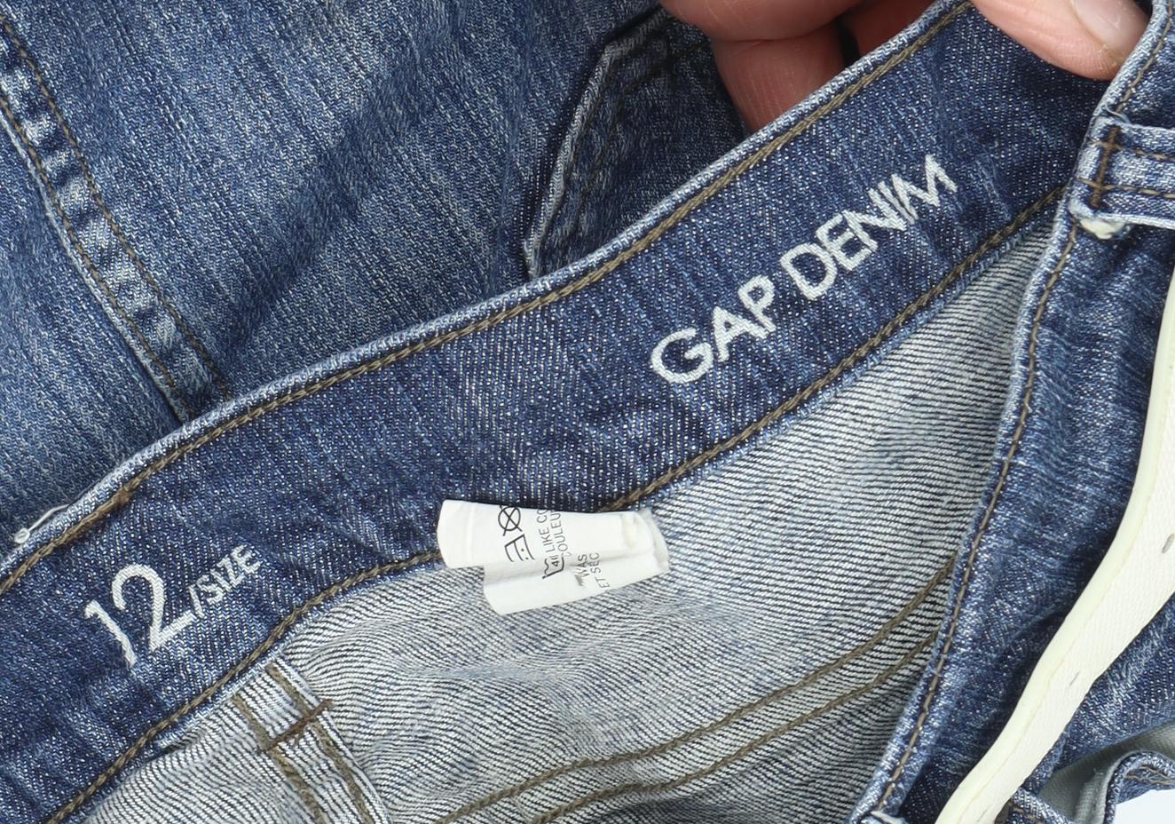 Gap Women's Blue Denim Skirt Size 12, Casual Staple