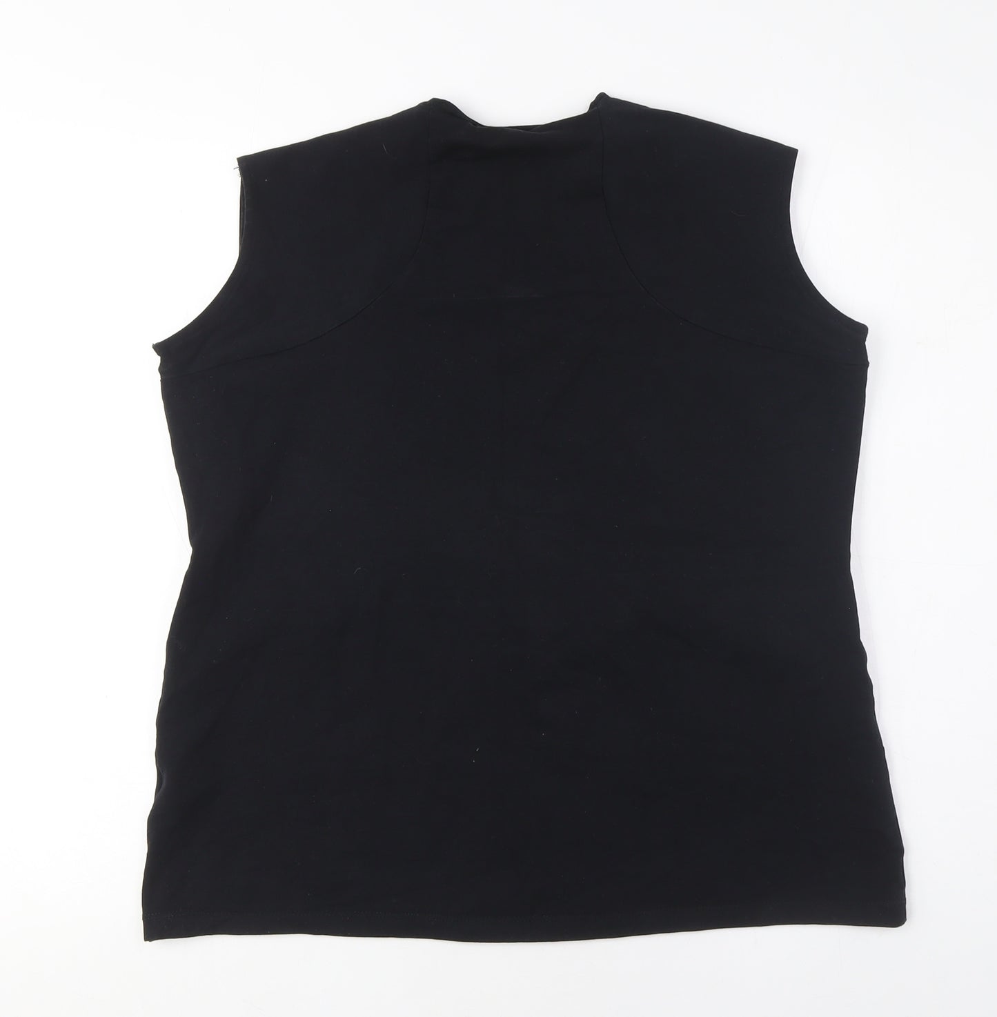 Russell Collection Unisex Black 2XL Basic Cotton Tank