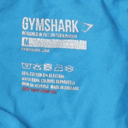 Gymshark Men's Blue Athletic Fit T-Shirt M