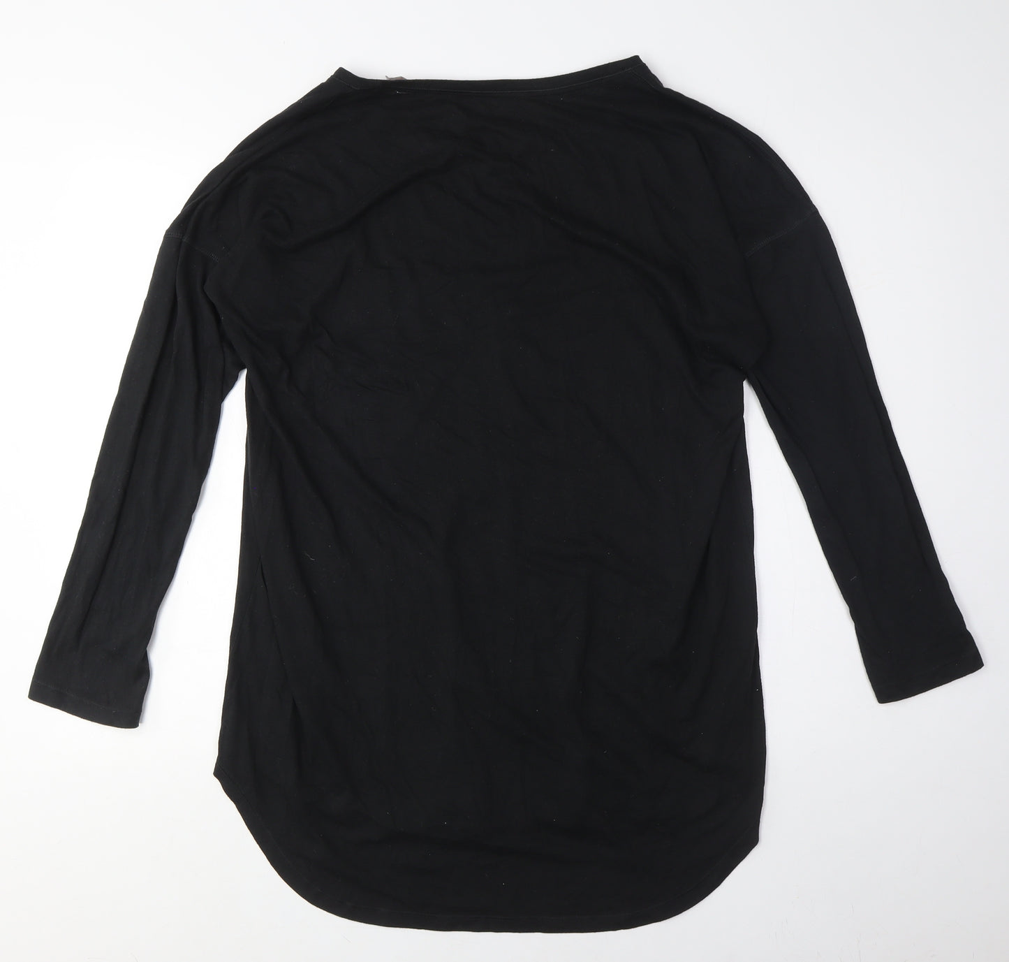 Victoria's Secret Women's Black M Basic 3/4 Sleeve T-Shirt