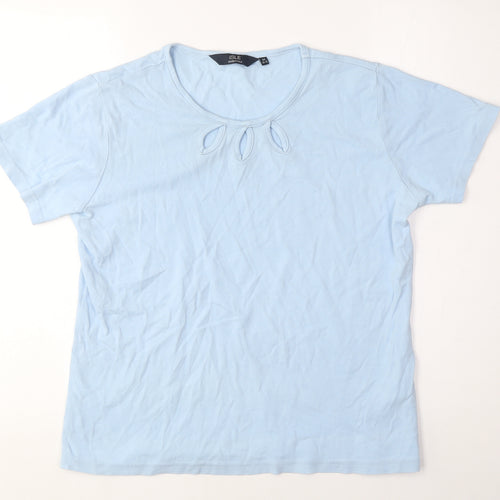 Isle Essentials Women's Blue M Cotton T-Shirt