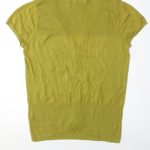 Monsoon Women's Green Cotton Blouse - Size 12