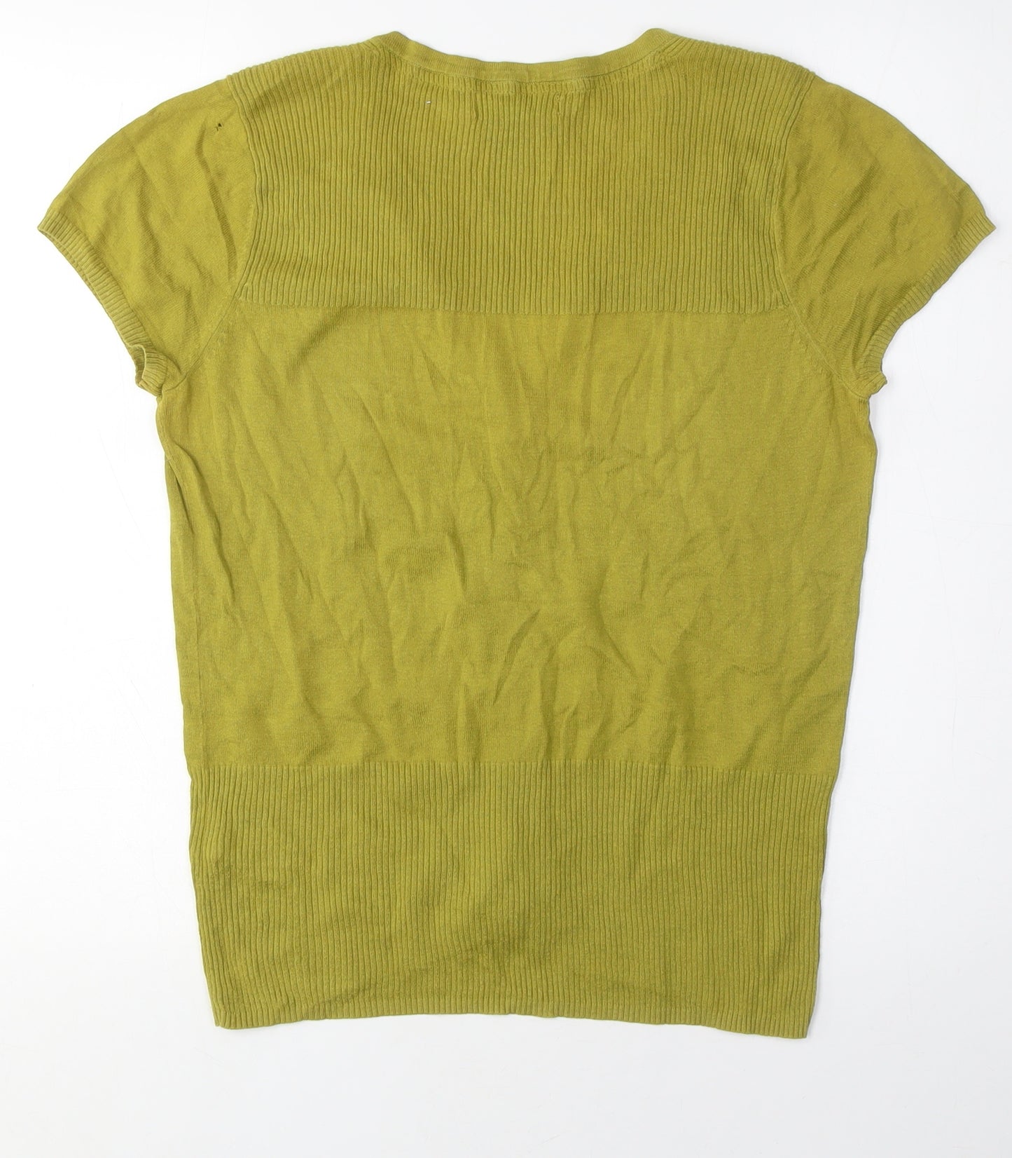 Monsoon Women's Green Cotton Blouse - Size 12