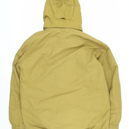 Surfanic Men's Yellow Parka Jacket L Hooded Insulated