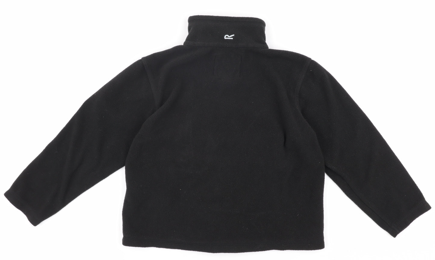 Regatta Boys Black Fleece Full Zip Sweatshirt 7-8 Years