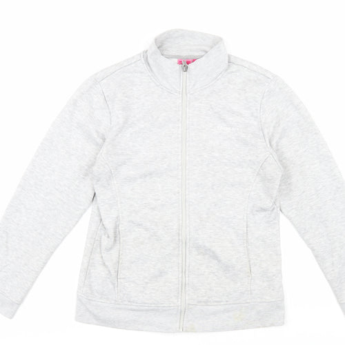 LA Gear Women's Grey Full Zip Sweatshirt, Size 12