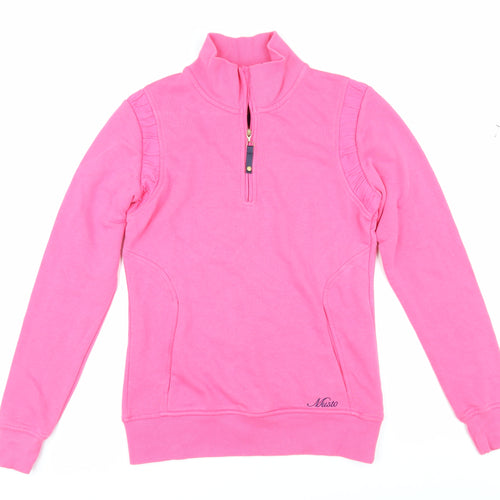 Musto Women's Pink Pullover Sweatshirt, Size 10