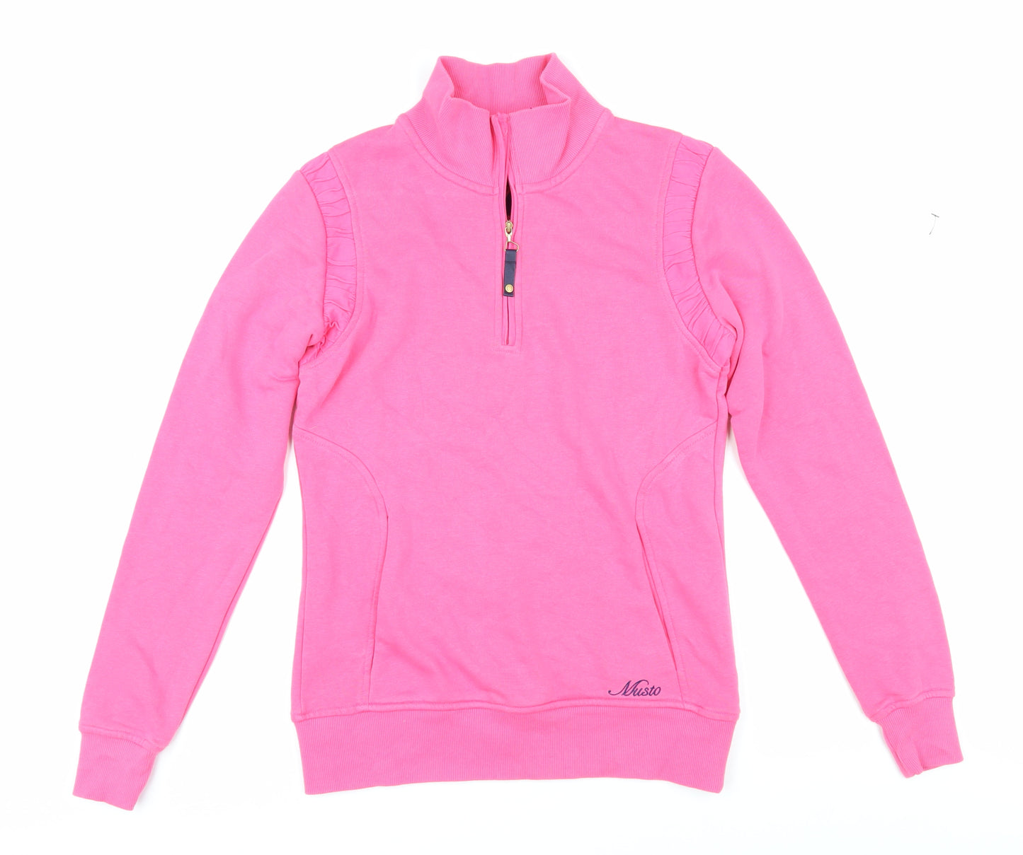 Musto Women's Pink Pullover Sweatshirt, Size 10