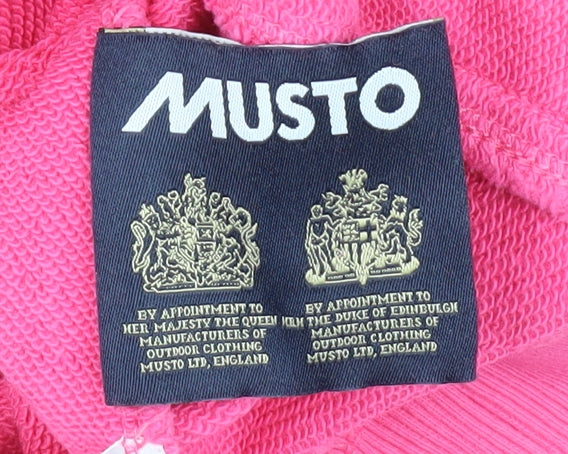 Musto Women's Pink Pullover Sweatshirt, Size 10