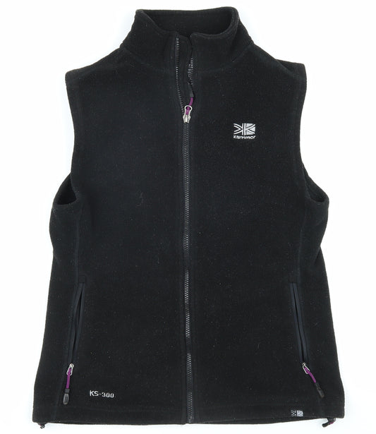 Karrimor Women's Black Vest Fleece Hoodie Size 10