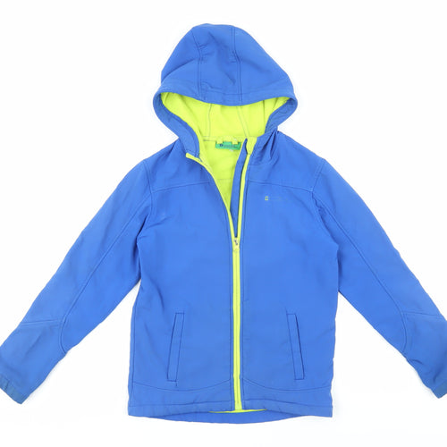 Mountain Warehouse Boys Blue Basic Jacket Hooded 9-10 Years