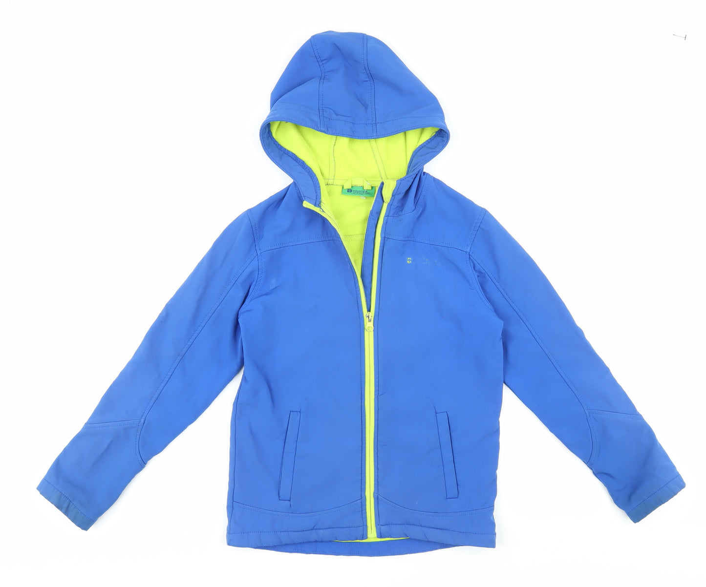 Mountain Warehouse Boys Blue Basic Jacket Hooded 9-10 Years