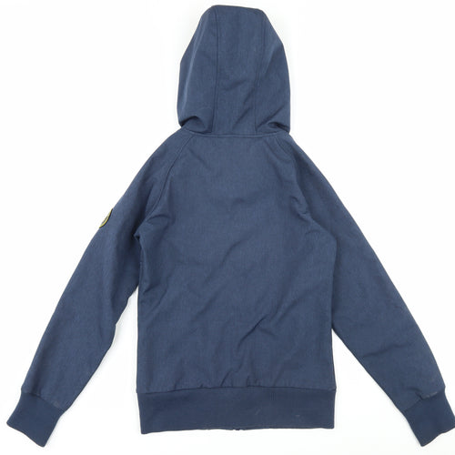 Surfanic Unisex Navy Softshell Hooded Jacket Small