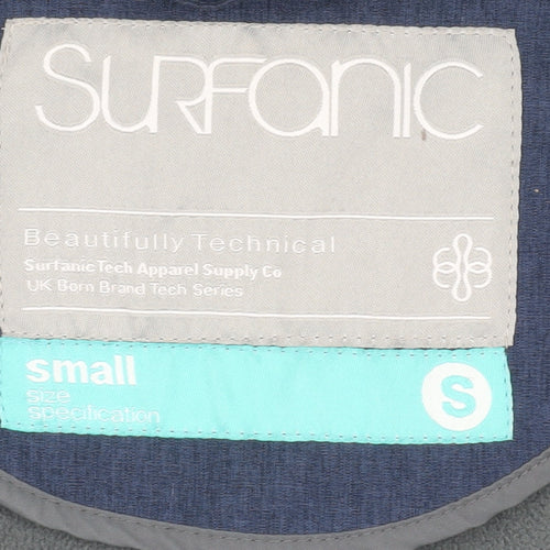 Surfanic Unisex Navy Softshell Hooded Jacket Small